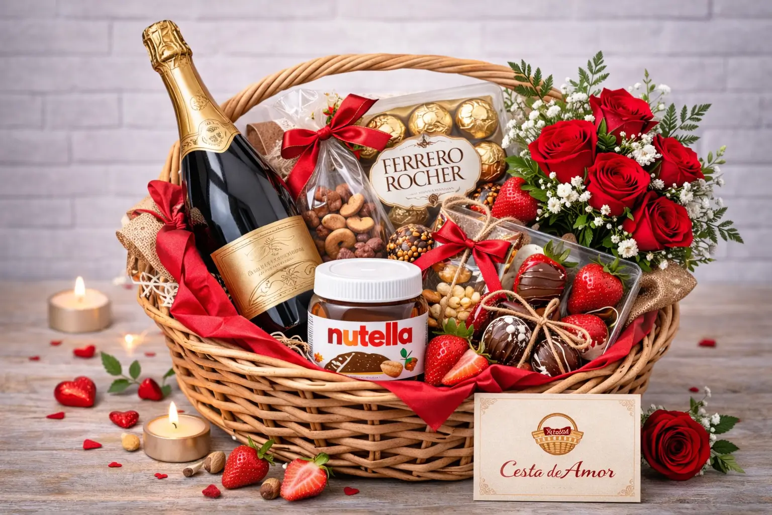 Cesta Luxo Romântica